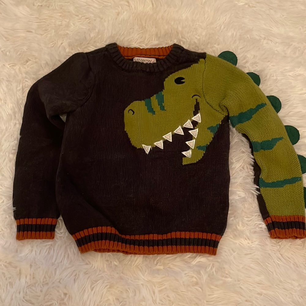 Kids Dinosaur Sweater 》3T